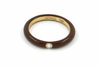 Ring Adolfo Courrier Woman CIOCCOLATO in Rose Gold Diamante P2CIO04 - P2CIO04